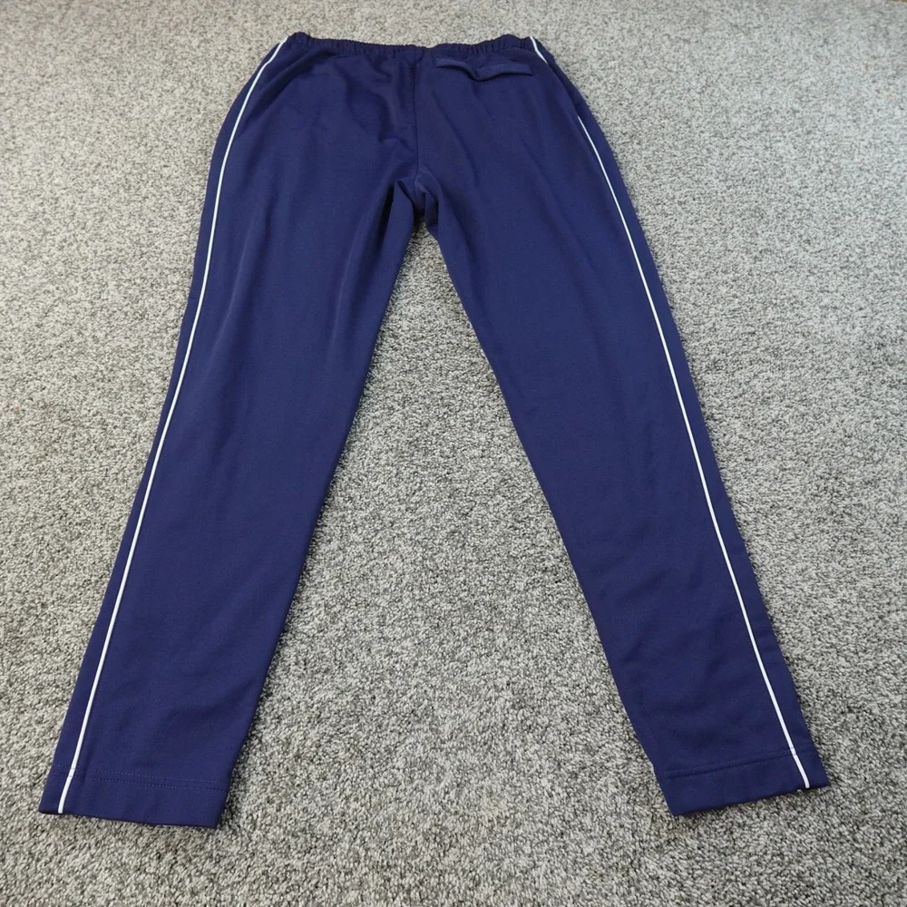 Nike Pants Mens L Blue Swoosh Drawstring Warmup Jogger‎ Sweatpants Workout Gym